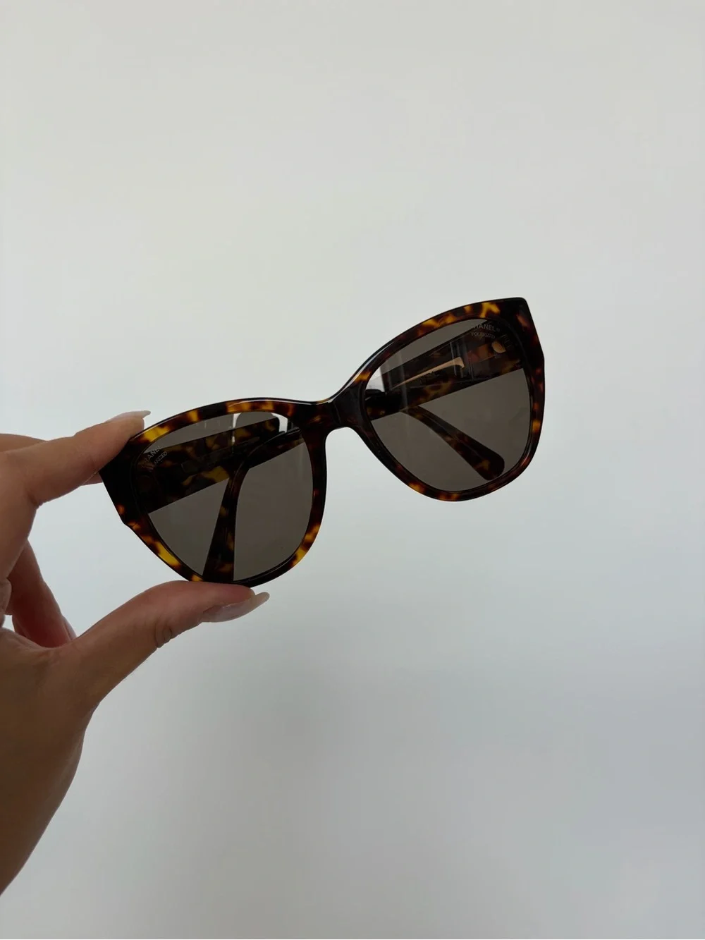 Chanel Brown Acetate Butterfly 5412 Polarized Sunglasses 54/19 140 mm